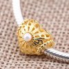 Charm berloques PANDORA de Ouro Amor da Minha Vida