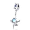 Charm Pendente Nave espacial e astronauta estilo Pandora - SCC1695 Charm Pendente Nave espacial e astronauta estilo Pandora - SCC1695