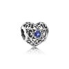 Charm PANDORA Coração de Setembro - 791784SSA