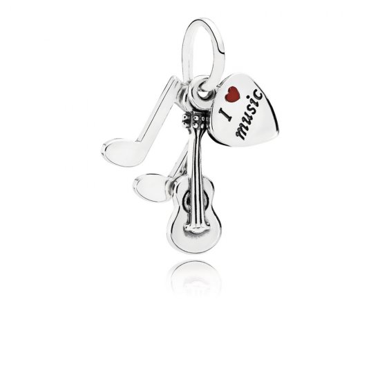 Charm PANDORA I Love Music  Clique na imagem para fechar