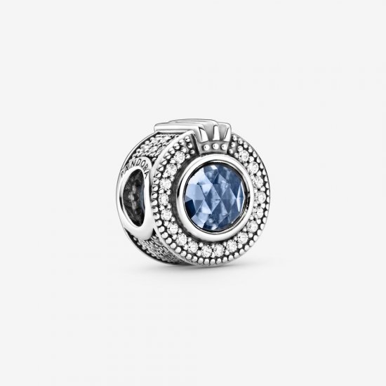 Charm Azul de Coroa em O Brilhante Pandora - 799058C01  Clique na imagem para fechar