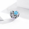 Charm Flores e borboletas estilo Pandora - SCC1836