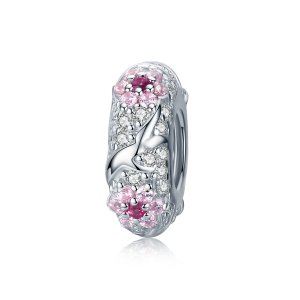 Separador Flor de ameixa estilo Pandora - BSC152