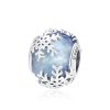 Charm Floco de Neve de Cristal estilo Pandora - SCC1666