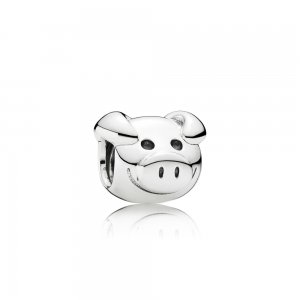 Charm berloques PANDORA Porquinho Alegre - 791746