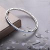 Bracelete PANDORA Rígido Corações Radiantes Azul-Céu - 590537EN131