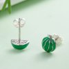 Brincos Petit Amor melancia estilo Pandora - SCE105