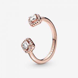 Anel Aberto Pandora Rose Elegância Eterna - 188506C01 Anel Aberto Pandora Rose Elegância Eterna - 188506C01