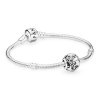 Pulseira Pandora de prata Viajar o mundo