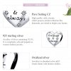 Charm Coração brilhante estilo Pandora - SCC1735