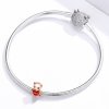 Charm Urso Teddy life Pandora Rosa - BSC228