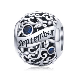 Charm Pedra de nascimento de setembro estilo Pandora - SCC1385-9 Charm Pedra de nascimento de setembro estilo Pandora - SCC1385-9