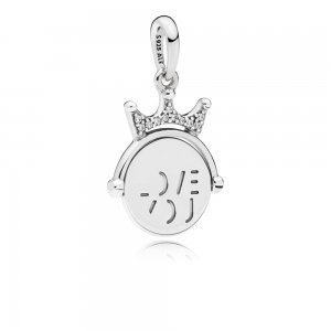 Charm Pendente Girando eu te amo Pandora - 797641CZ Charm Pendente Girando eu te amo Pandora - 797641CZ