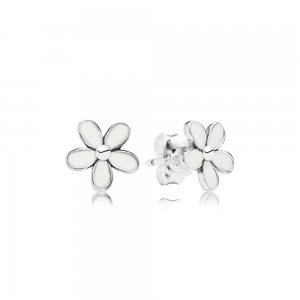 Brinco PANDORA de Prata branca Margarida - 290538EN12