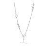 Colar Knotted Heart T-Bar Pandora - 398080 Colar Knotted Heart T-Bar Pandora - 398080