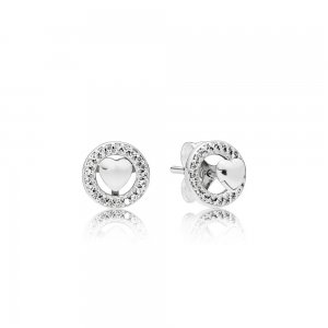 Brinco PANDORA Sentimento Eterno - 297709CZ Brinco PANDORA Sentimento Eterno - 297709CZ