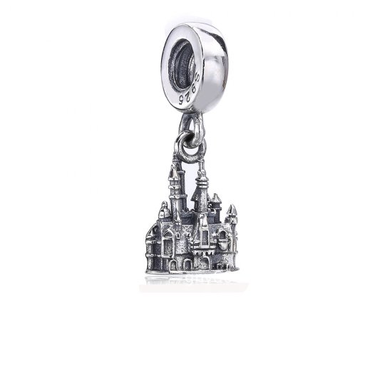 Pingente Pandora de prata Castelo  Clique na imagem para fechar