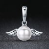 Charm Pendente Asas de Anjo pérola estilo Pandora - SCC381