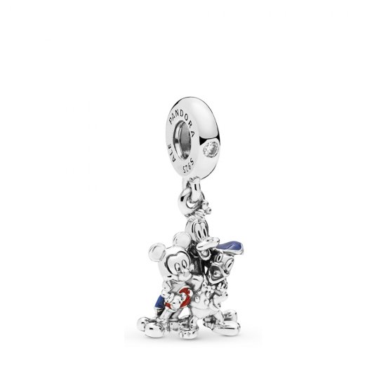 Charm Pendente Mickey Mouse e Pato Donald Pandora - P-D-2717  Clique na imagem para fechar