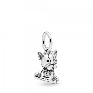 Conta Pendente Bulldog Pandora - 798008EN16 Conta Pendente Bulldog Pandora - 798008EN16