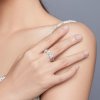 Anel Faixa de flores life Pandora - SCR670