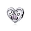 Charm Pegada de estimação estilo Pandora - BSC209 Charm Pegada de estimação estilo Pandora - BSC209