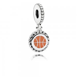 Pingente Pandora de prata Basquetebol Pingente Pandora de prata Basquetebol