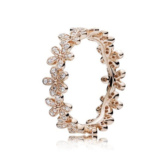 Anel PANDORA ROSE Delicadas Bem-me-Quer - 180934CZ  Clique na imagem para fechar