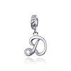 Charm Pendente Letra D estilo Pandora - SCC1183-D Charm Pendente Letra D estilo Pandora - SCC1183-D