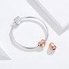 Charm Para todo o sempre estilo Pandora Rosa - SCC1223