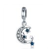Charm Pendente Estrelas brilhantes estilo Pandora - SCC639 Charm Pendente Estrelas brilhantes estilo Pandora - SCC639