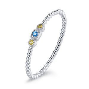 Anel Amor do arco-íris estilo Pandora - SCR721 Anel Amor do arco-íris estilo Pandora - SCR721