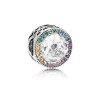 Charm PANDORA Coração Radiante Arco-íris - 791725CZMX