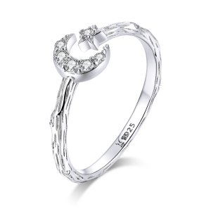 Anel Lua Estelar Vintage estilo Pandora - SCR638