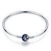 Bracelete estilo Pandora Rígido Céu estrelado - SCB080 Bracelete estilo Pandora Rígido Céu estrelado - SCB080