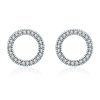 Brincos Petit Geometria Luz estilo Pandora - SCE417