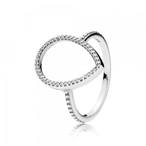 Anel PANDORA Gota Vazada - 196253CZ Anel PANDORA Gota Vazada - 196253CZ