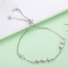 Pulseira Sussurro de estrela e lua estilo Pandora - SCB007
