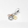 Charm Pendente Triple Monogram & Logo Pandora - 769044C01