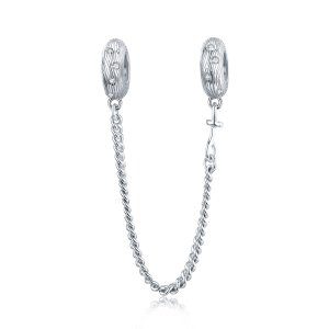 Corrente de Segurança Onda de água estilo Pandora - SCC1577 Corrente de Segurança Onda de água estilo Pandora - SCC1577