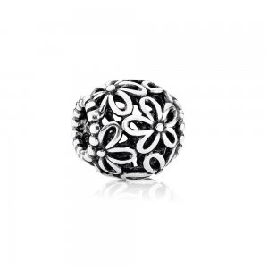 Charm PANDORA de Prata Vazado Flor de Margarida - 790890 Charm PANDORA de Prata Vazado Flor de Margarida - 790890