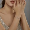 Pulseira Gato e borboletas estilo Pandora - SCB195