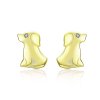 Brincos Petit Filhote de cachorro estilo Pandora - SCE584-C Brincos Petit Filhote de cachorro estilo Pandora - SCE584-C