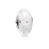 Charm PANDORA de Prata e Murano Fizzle Branco
