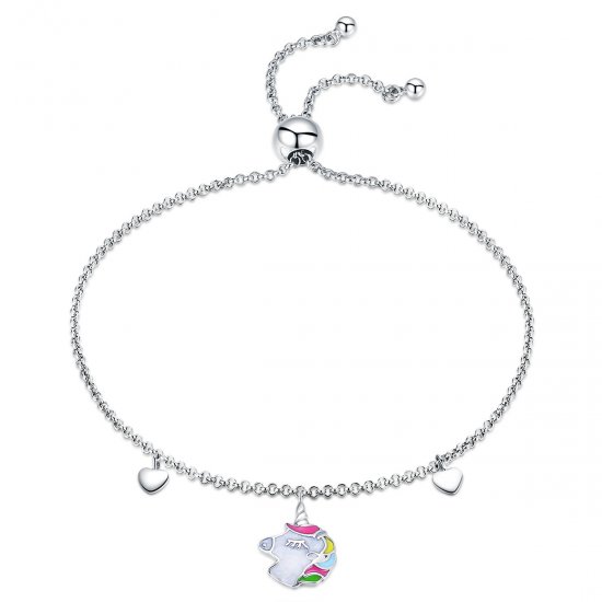 Pulseira Memória de Unicórnio estilo Pandora - SCB106  Clique na imagem para fechar