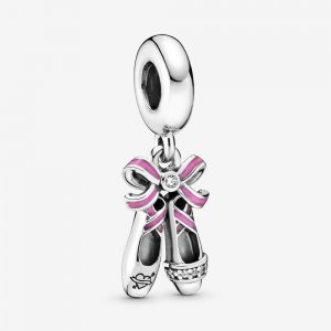 Conta Pendente Sapatilhas de Ballet Pandora - 798339CZ Conta Pendente Sapatilhas de Ballet Pandora - 798339CZ