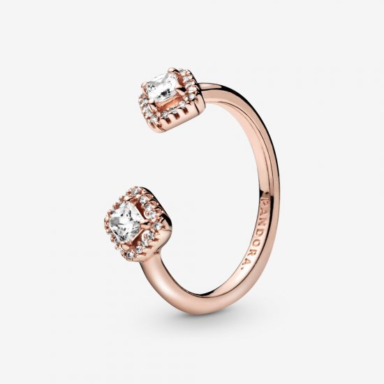 Anel Aberto Pandora Rose Elegância Eterna - 188506C01  Clique na imagem para fechar