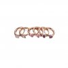 Brinco Argolas Paciência Azul Claro Huggie Pandora Rosa - 289304C02