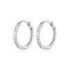 Brinco Argolas Corda de cânhamo circular estilo Pandora - SCE841 Brinco Argolas Corda de cânhamo circular estilo Pandora - SCE841