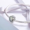 Charm As folhas verdes estão apaixonadas estilo Pandora - SCC524